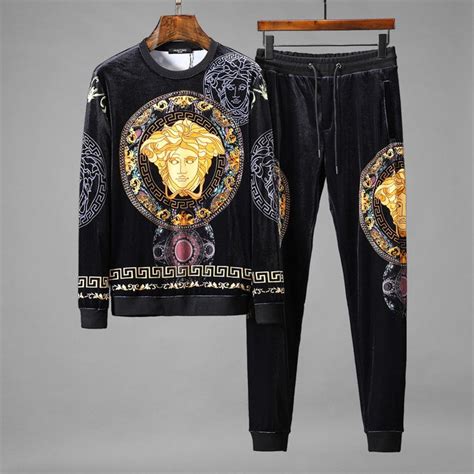 versace outfit mens|velvet tracksuit men's versace.